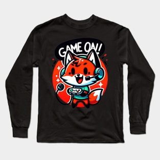 Game On: Cute Kawaii Gamer's Delight Long Sleeve T-Shirt